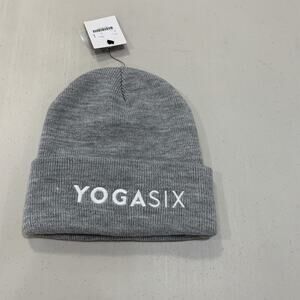 Yoga Six Gray Cuff Beanie Hat O/S Outdoors, Snowboarding, Hiking, Adventure